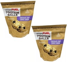 2 Packs Simply Fuel Protein Balls, Chocolate Chip Cookie Dough (12 Oz) - $674.24 MXN