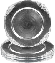 Vintage Charger Plate, Silver (Pack of 4) - $63.99