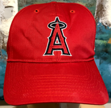 47 forty seven brand MLB genuine merchandise Los Angeles Angels red snap... - $7.60
