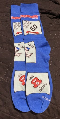 Monopoly Crew Socks Men’s Size 6-12 - $8.00