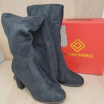 DREAM PAIRS Womens Over The Knee Boots Block Heel Winter Boots Sz 8 M - $35.87