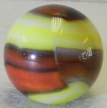 #17925m Rare *Mint Minus* Vintage Marble King Ruby Bee Marble .65 Inches - £214.05 GBP