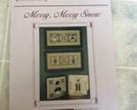 Merry Merry Snow Snowmen Christmas Lindy Jane Cross Stitch Pattern LJD-14 - £7.73 GBP