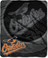 Baltimore Orioles, MLB Retro Raschel Throw Blanket, Soft &amp; Cozy, Washable - €25,83 EUR