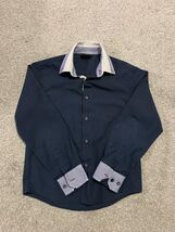 Deloras Polo Button Up Shirt, Kids, Dark Blue - $9.89