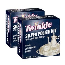 Malco Twinkle Silver Polish Cleaning Kit 4.4 oz, Pack 2 - £13.80 GBP