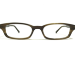 Oliver Peoples Eyeglasses Frames Zuko OT Brown Horn Rectangular 50-19-143 - £50.97 GBP