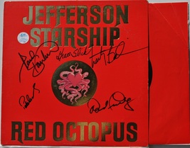 Jefferson Starship - Red Octopus Signed Album X5 - Grace Slick, Marty Balin ++ - £533.93 GBP