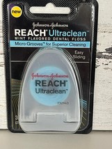 Johnson &amp; Johnson Reach Ultraclean Mint Flavored Dental Floss With Micro... - £9.70 GBP