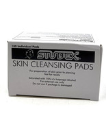 Studex Skin Cleansing Pads For Ear Piercing Prep. 100 Individual Pads - $15.79