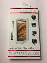 ZNITRO Tempered Glass Screen Protector For Motorola Droid Turbo 2, CLEAR - £14.51 GBP