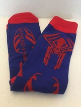 Marvel Spider-Man 2099 Blue Crew Socks Shoe Size 8-12 - £7.42 GBP