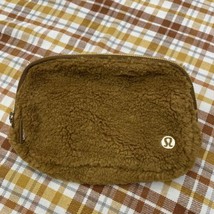 Lululemon Everywhere Belt Bag Fleece Sherpa Burnt Caramel Fanny Pack Pur... - £86.28 GBP
