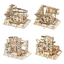 Robotime 3D Wooden Puzzles - Marble Run Roller Coaster Models - £43.42 GBP