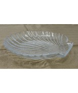 Vintage Arcoroc 5.5&quot; Coquillage Clear Glass Clam Shell Plate Replacement... - £3.94 GBP