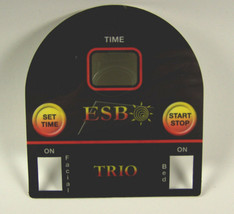 ESB TRIO Tanning Bed Timer Overlay Control Panel Decal Sticker Control P... - $22.32