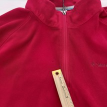 Columbia XM6441 Men's Red 1/4 Zip Fleece Pullover Sweatshirt Size XL image 3