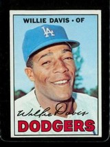 Vintage Baseball Trading Card Topps 1967 #160 Willie Davis Dodgers Outfield - £9.38 GBP