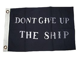 AES 16x24 Embroidered 100% Commodore Perry Ship #2 Flag 16&quot;x24&quot; Frame Si... - £25.94 GBP