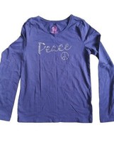 Peace Sequined Long Sleeve Shirt - £7.08 GBP