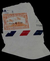 Nice Vintage Used Nicaragua 50 Cincuenta Centavos De Cordoba Stamp, GOOD... - $2.96