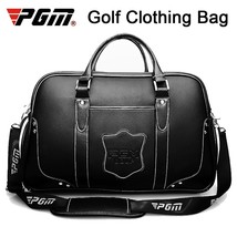 1pc PGM New Large Capacity Leather Golf Bag Golf Clothing Bag Waterproof Golf Sh - £174.28 GBP