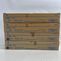 4 Genuine Konica BH C224,C284,C364,C364e Yellow and Black Toners TN321 - $189.00