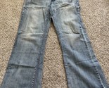 Guess Men&#39;s Boot Cut Denim Blue Jeans Size 33x31 Med Wash Loose Fit - £17.26 GBP