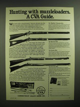1980 Connecticut Valley Arms CVA Rifles Ad - Big Bore Mountain, Mountain - £14.45 GBP