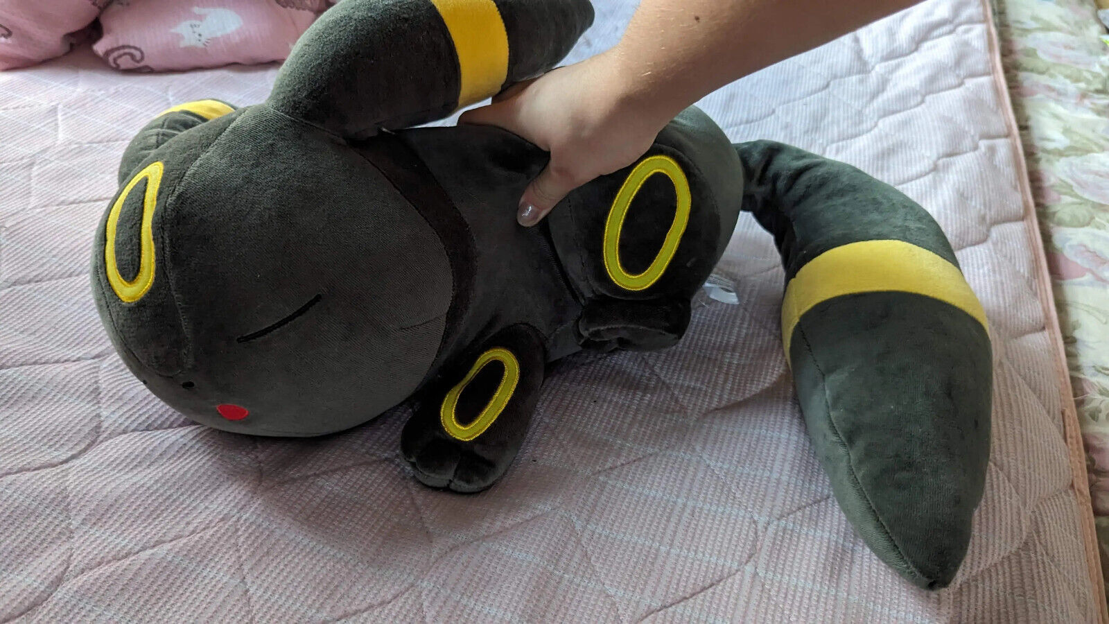 Pokemon Center Umbreon Sleeping Plush Doll Stuffed Toy Authentic New 55 CM