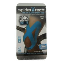Spider Tech Upper Knee Elastic Sports Tape Pain Relief Support Blue NEW - £4.37 GBP