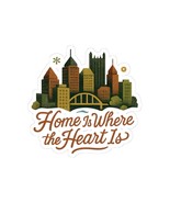 Stickers - Pittsburgh Pride Home is where the heart is - €1,43 EUR+