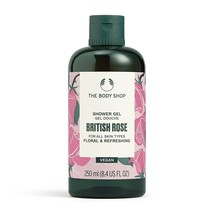 The Body Shop Vegan British Rose Floral &amp; Refreshing ShowerGel AllTypeSk... - $26.69