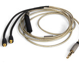 Silver Plated Audio Cable With mic For FENDER FXA2 DXA1 FXA5 FXA6 FXA7 F... - £18.96 GBP