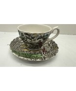 &#39;The Hunter&#39; By Franciscan Made In Staffordshire, England - Tea Cup &amp; Sa... - $69.39 CAD