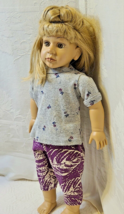 2-PC Short Sleeve TOP &amp; CAPRI PANTS ~ Clothes for 18&quot; American Doll ~ FR... - £10.25 GBP
