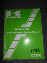 1982 Kawasaki KX250 Repair Service Owners Manual OEM FACTORY Motorcycle ... - $21.57