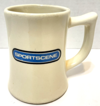 Rare Vintage Made in USA Sportscene Heavy Duty Coffee Tea Cup Mug 4.25 in - $15.57