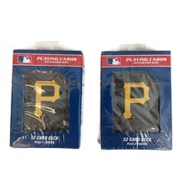 PSG Lot of 2 Decks MLB Pittsburgh Pirates Team Standard Size Playing Cards - £9.15 GBP