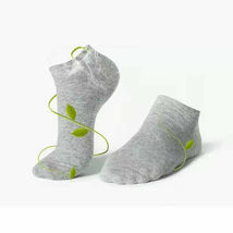 Gray 3 Pairs Unisex Ankle Socks Sport Cotton Crew Socks Low Cut Invisible - £7.03 GBP