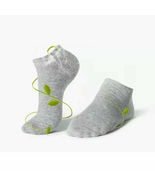 Gray 3 Pairs Unisex Ankle Socks Sport Cotton Crew Socks Low Cut Invisible - £6.92 GBP