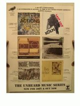 The Unheard Music Series Poster Last Exit Joe Mcphee Dieter Scherf Trio - $29.99