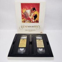 Gone With the Wind (1939, VHS 2-Tape Set, Deluxe Edition) w/ Slip Cover - £7.68 GBP