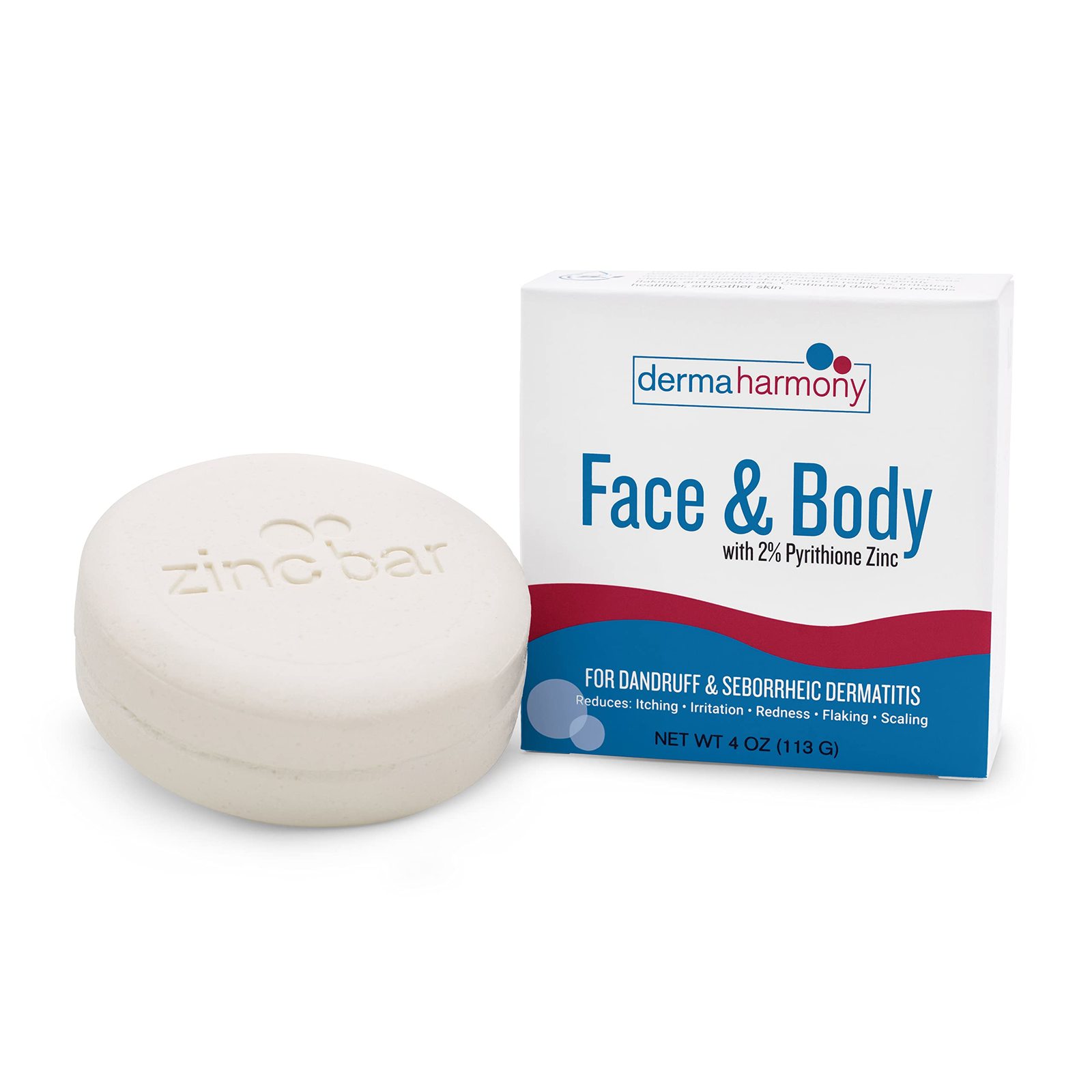 Dermaharmony 2% Pyrithione Zinc Face &amp; Body Cleansing Bar (4 oz) - $11.95