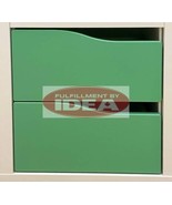 Brand New IKEA KALLAX Insert with 2 Drawers in Green - £29.80 GBP