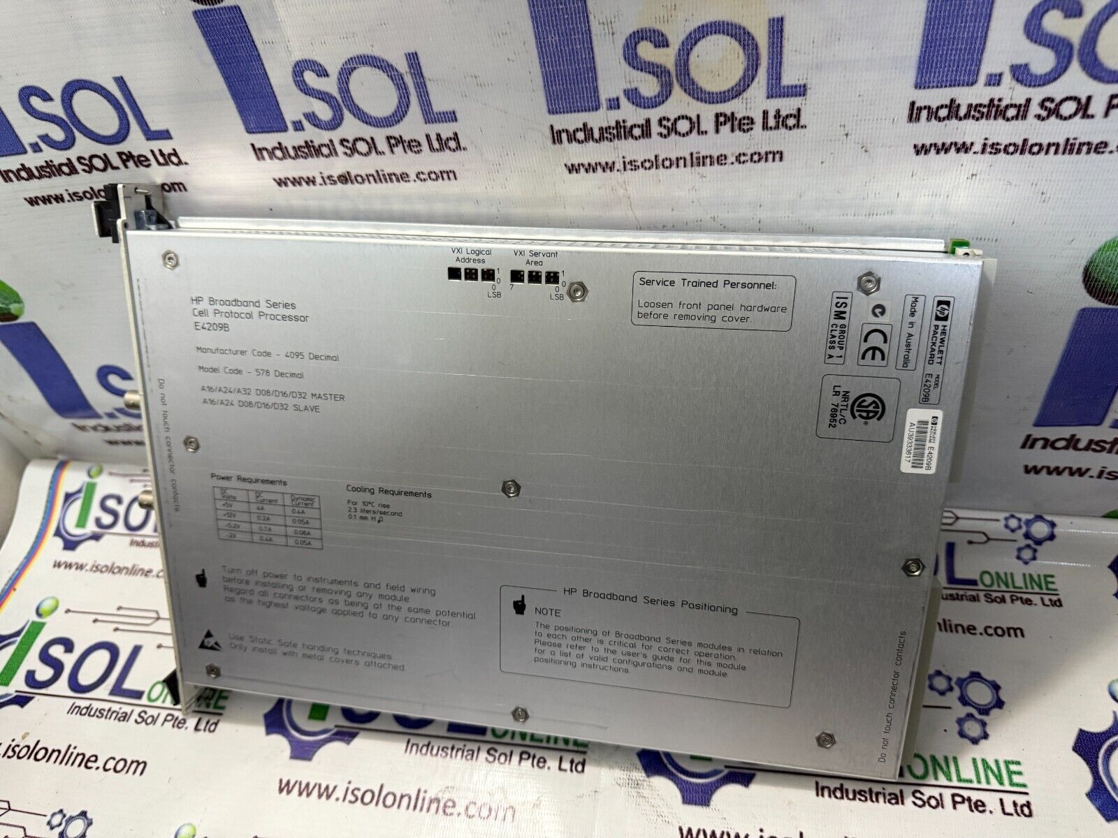 HP/Agilent E4209B Broadband Cell Protocol Processor CPP VXI-BUS System H... - $279.00