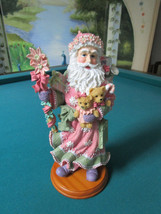 Santa Sculpture Figurine 12&quot; Bears Gift [*Santabx*] - £59.34 GBP