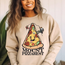 Funny pizza sweatshirt,Cute kawaii Mount Pizzarest puns sweater jumper,Pizza Lov - £36.11 GBP