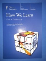 The Great Courses How We Learn Course Guidebook only Monisha Pasupathi - $9.89