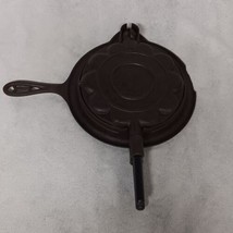 Griswold Alfred Andresen Cast Iron Waffle Iron Hearts With Base Restored  - £216.28 GBP